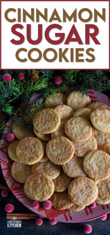 More commonly known as Snickerdoodles, Cinnamon Sugar Cookies are a family favourite. Before baking, the cookie is rolled in a cinnamon sugar mixture, which gives the cookie that recognizable and familiar crinkly appearance. #cinnamon #sugar #cookies #snickerdoodles #christmas #holiday #baking