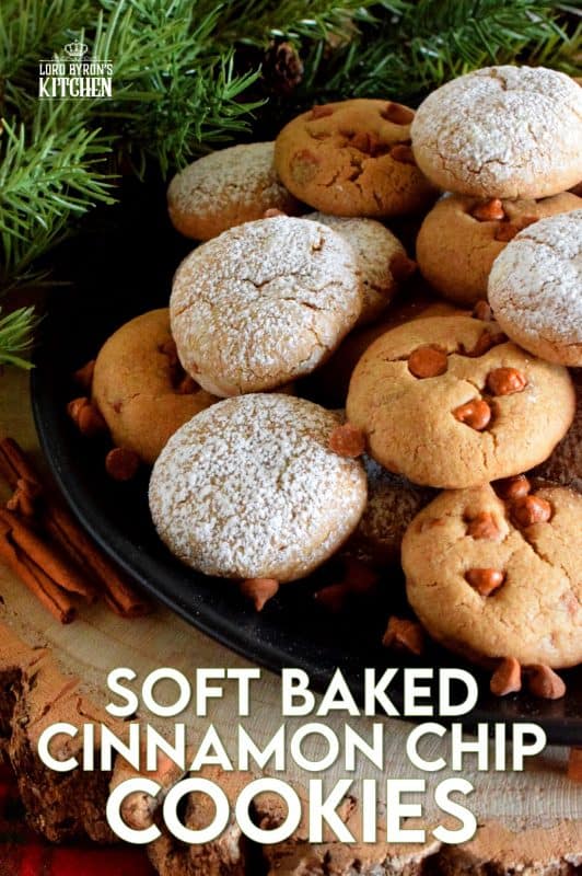 If you love soft, cinnamon flavoured cookies, these Soft Baked Cinnamon Chip Cookies are for you! Loaded with lots of cinnamon flavour, these quick, easy, freezer-friendly too! #softbaked #cookies #cinnamonchips #christmas #holiday #baking
