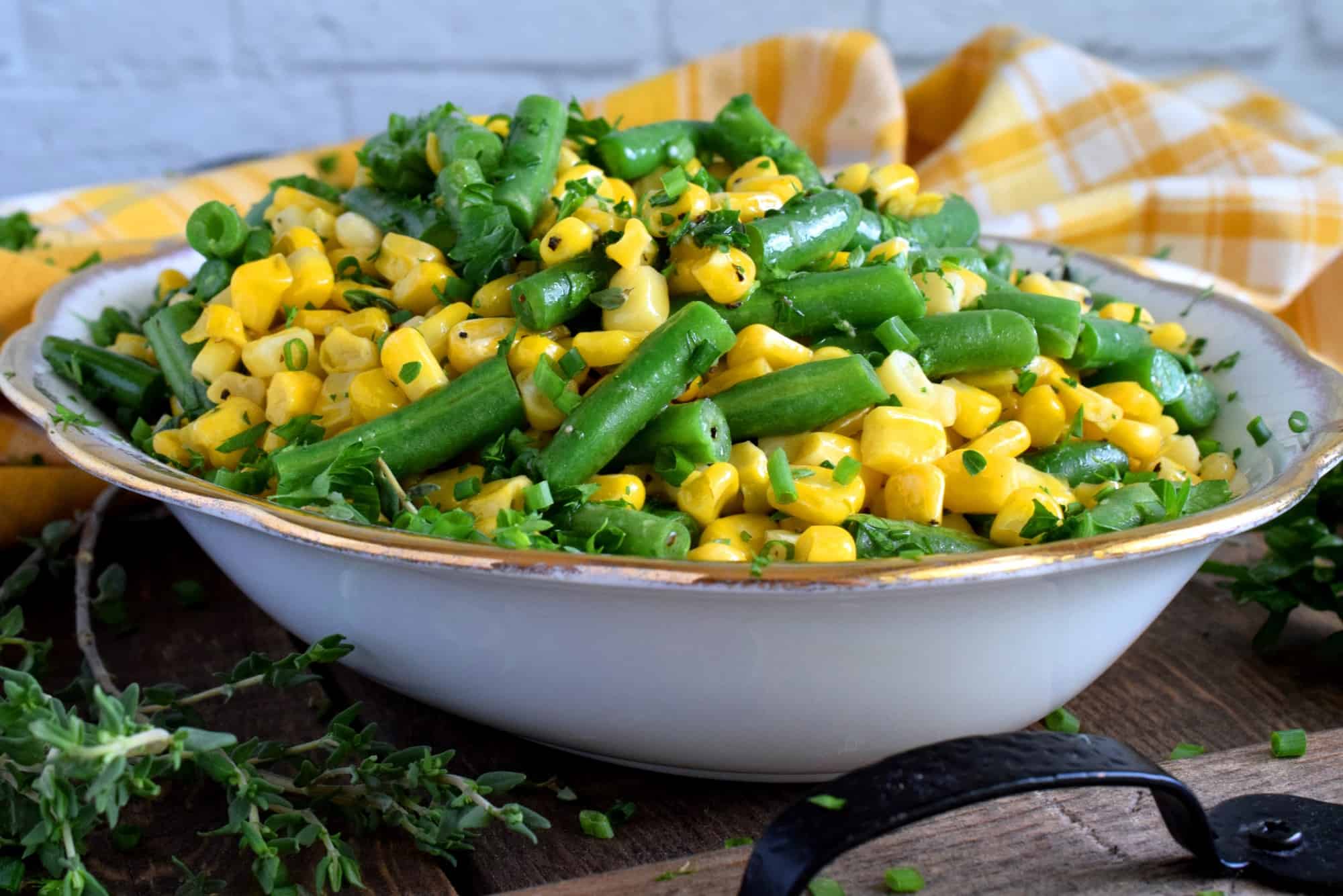Herb Buttered Corn and Green Beans Lord Byron's Kitchen