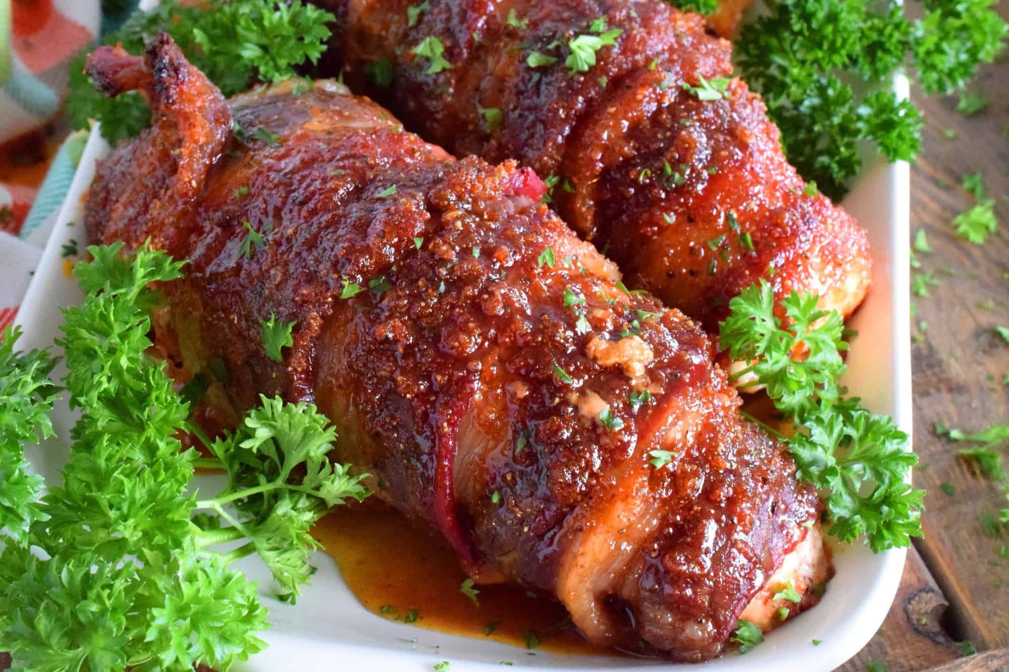 Beef Bacon Wrapped Chicken - Lord Byron's Kitchen