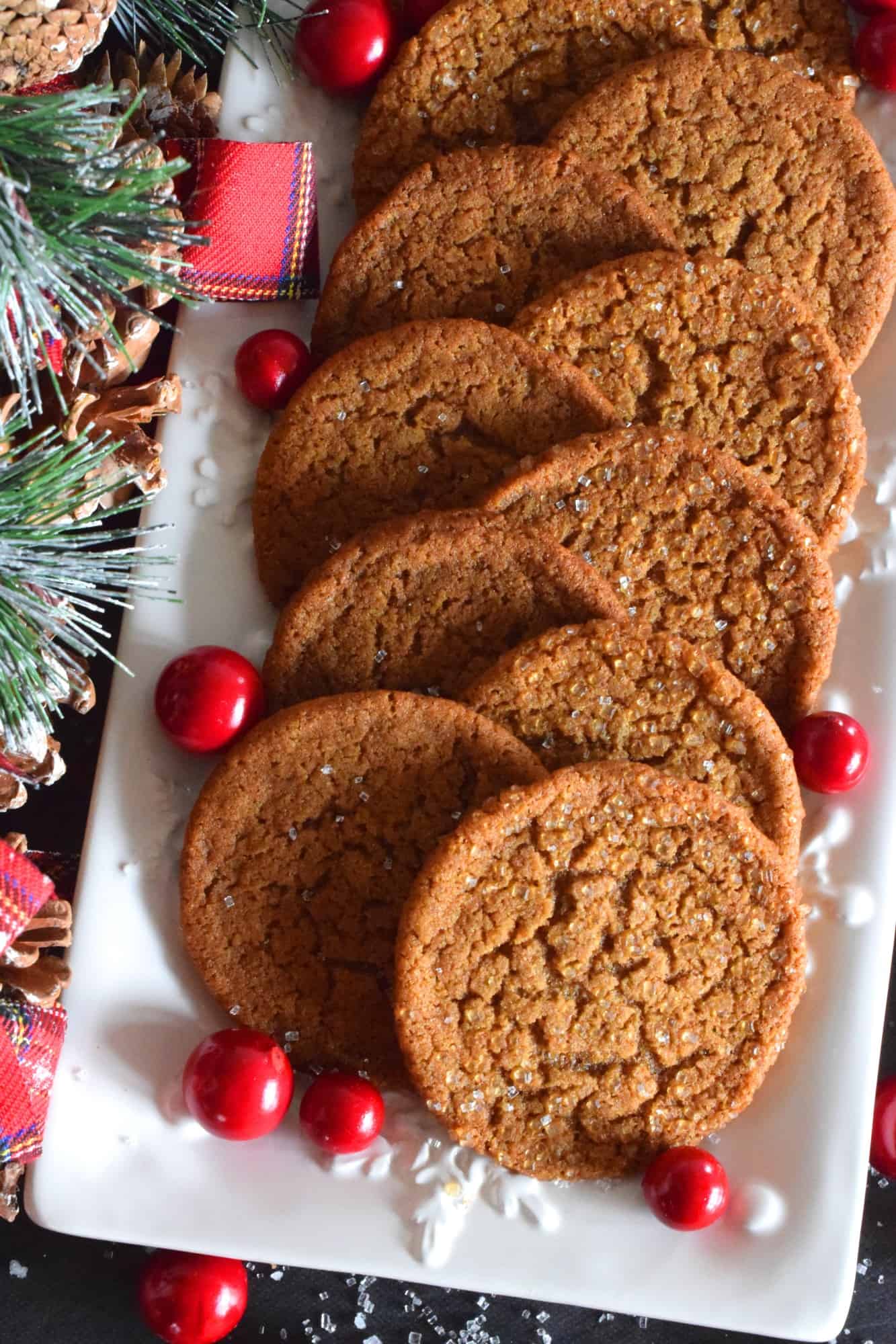 Crispy Gingerbread Cookies - Lord Byron's Kitchen