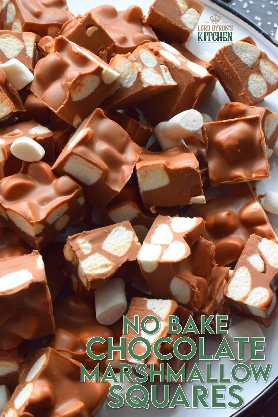 No Bake Chocolate Marshmallow Squares Lord Byron's Kitchen