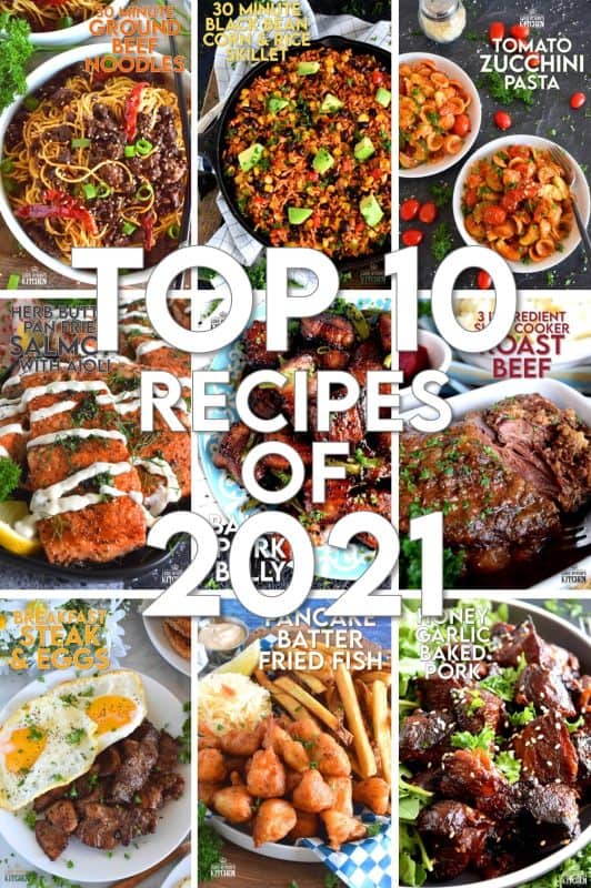 Welcome to my Top 10 Recipes of 2021! Let's take a look back at some of the most popular recipes this year - all selected by readers like you! #top10 #bestofthebest #bestrecipes #whatscooking