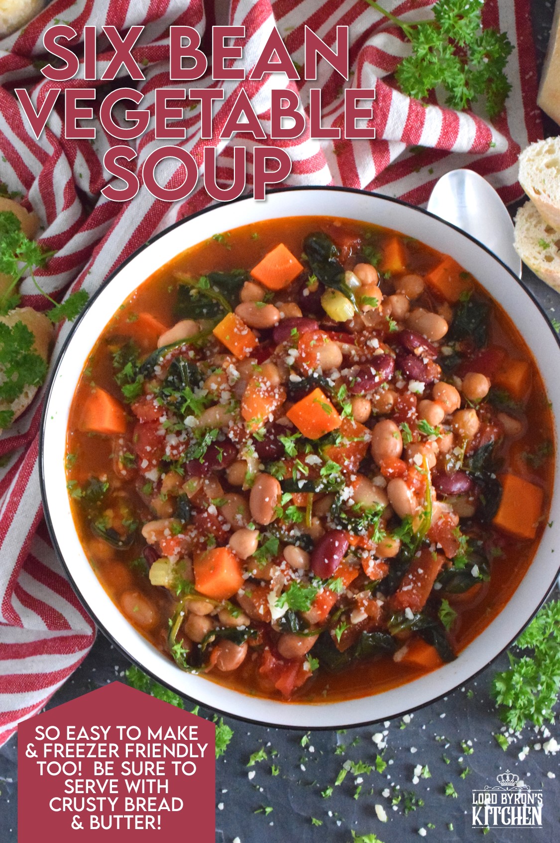 Six Bean Vegetable Soup Lord Byron's Kitchen