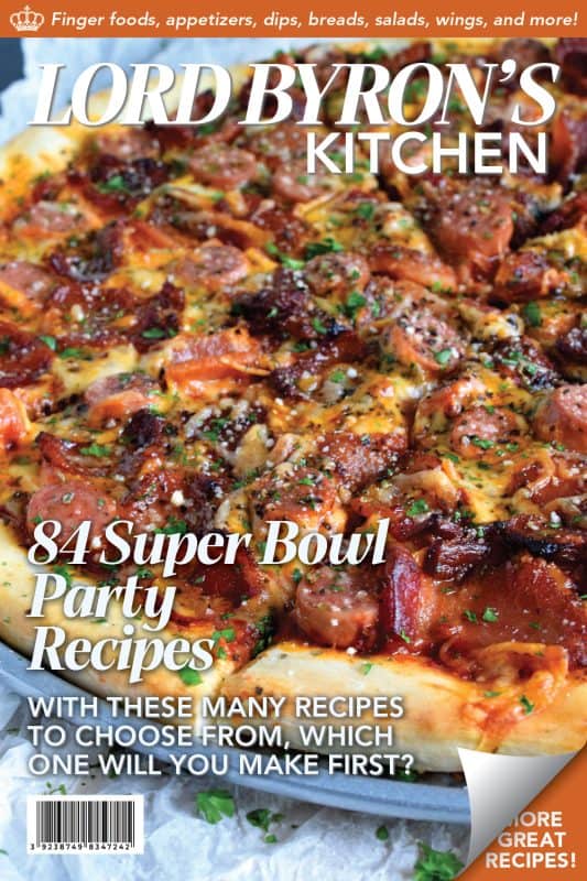 This collection of 84 Super Bowl Party Recipes has something for everyone! Whether you are the most die-hard fan, or if you're just in it for the halftime show, like me! This is the ultimate list of recipes for every game day, not just football, so keep this list close by! #superbowl #partyrecipes #appetizers #gamedayrecipes