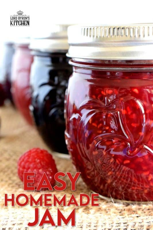 Preparing jam in small batches is the best way to go, and if you feel the same way, then my Easy Homemade Jam recipe is for you! All you need are three ingredients, a little patience, and a craving for delicious homemade jam! With jam this easy, you can stock your pantry all year round! #homemade #jam #small #batch #canning #easy