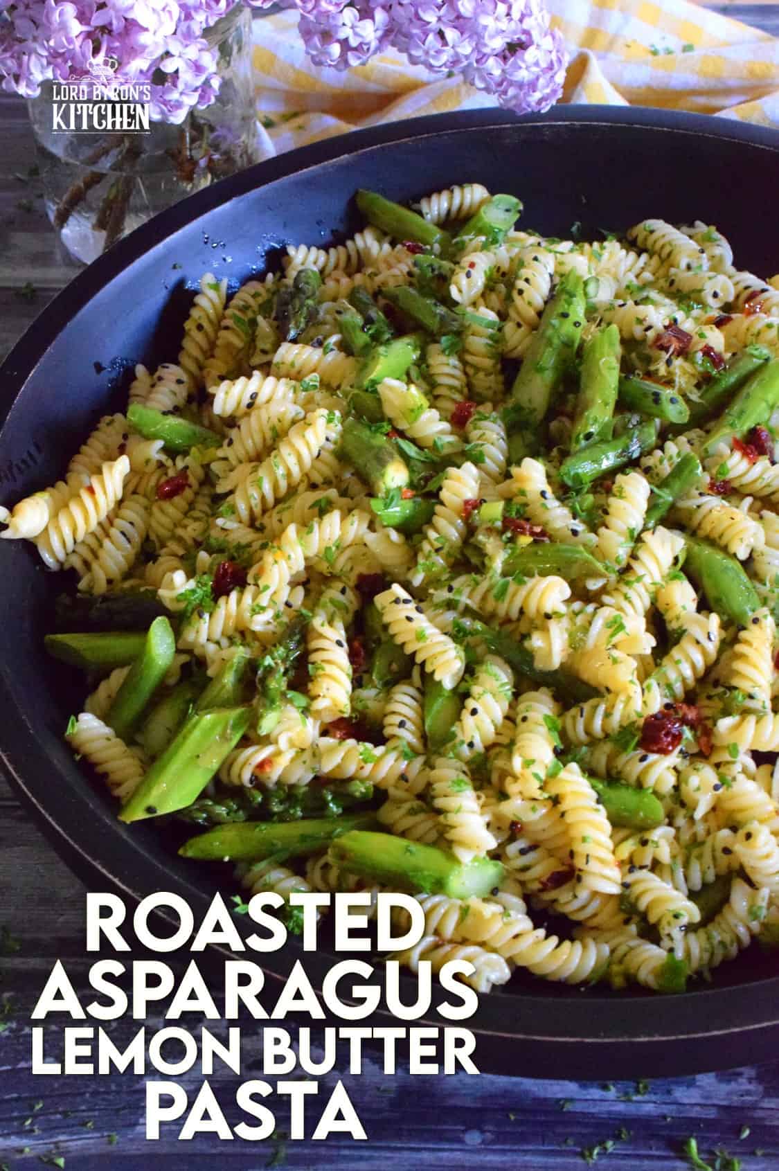 Roasted Asparagus Lemon Butter Pasta Salad Lord Byron's Kitchen