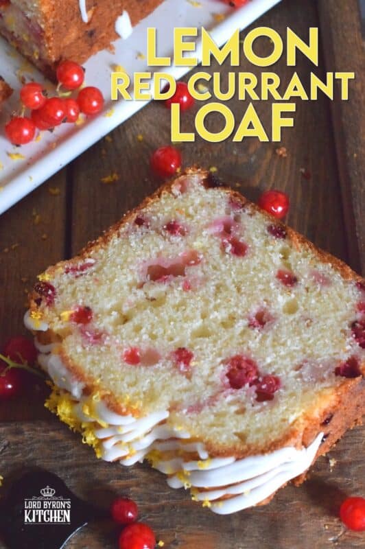 Moist and delicious, lemony and refreshing, packed with berries, and drizzled with a sweet glaze, Red Currant Lemon Loaf is a perfect dessert, or a lovely addition to your afternoon tea. This is a summertime brunch item that doubles as an evening after dinner dessert. #glazed #lemon #loaf #berries #red #currants #zest