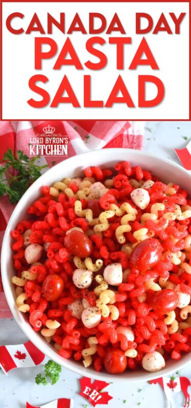 Make your Canada Day celebrations a little more festive with this easy to prepare Canada Day Pasta! It's easy to toss together and takes very little time. If you have kids, get them involved - they will love making red pasta! #canadaday #canada #redandwhite #canadadayfood #canadasbirthday