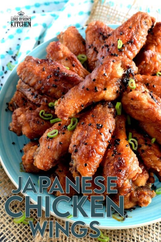 Japanese Chicken Wings are baked with a light and crispy coating in an Asian-inspired sauce prepared with soy sauce, vinegar, and sugar. They are super moist and tender on the inside with a golden crispy skin on the outside. It's hard to share these wings, because they're just so delicious! #wings #asianinspired #japan #japanese #chicken #chickenwings