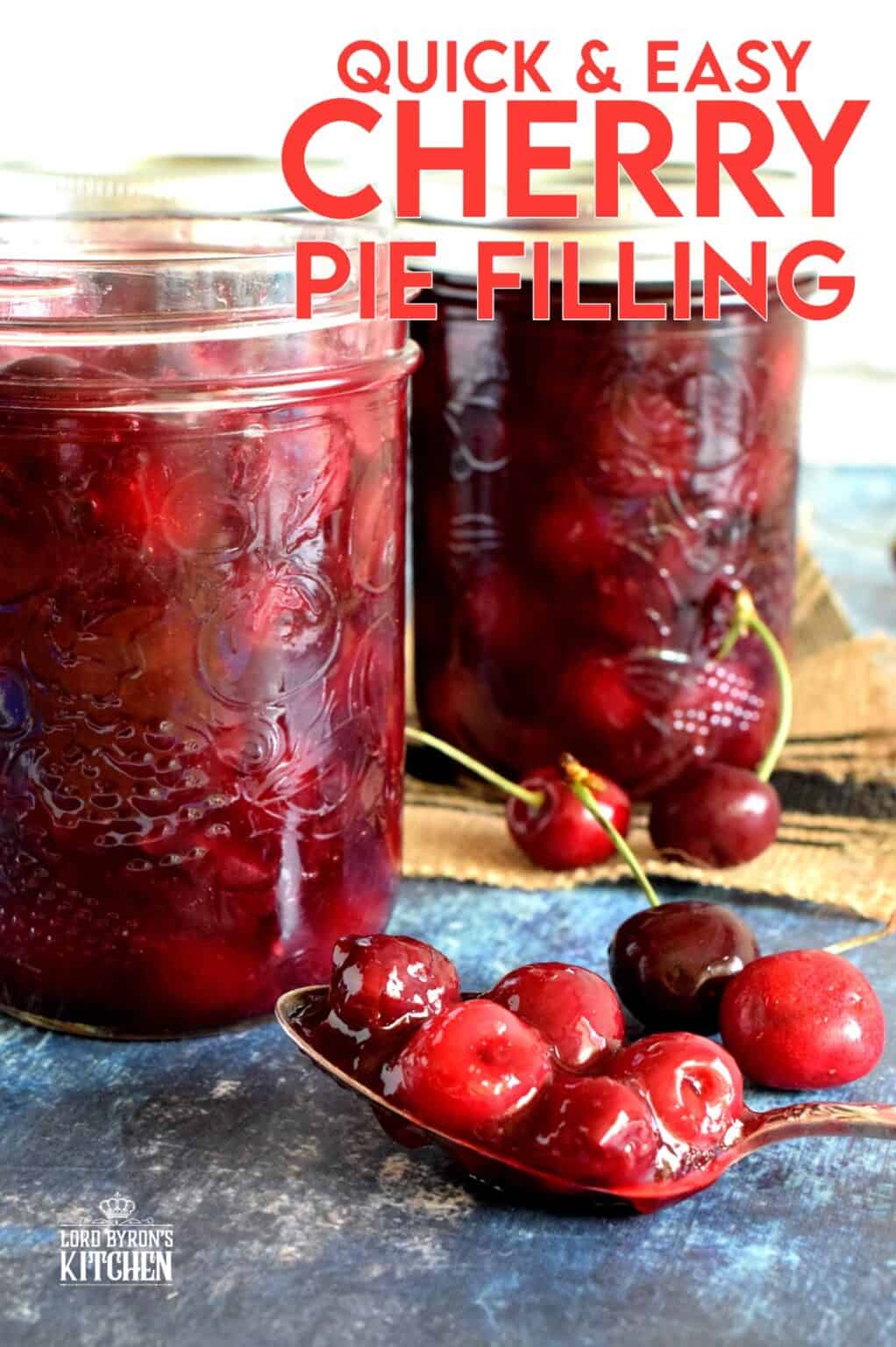 Quick and Easy Cherry Pie Filling - Lord Byron's Kitchen