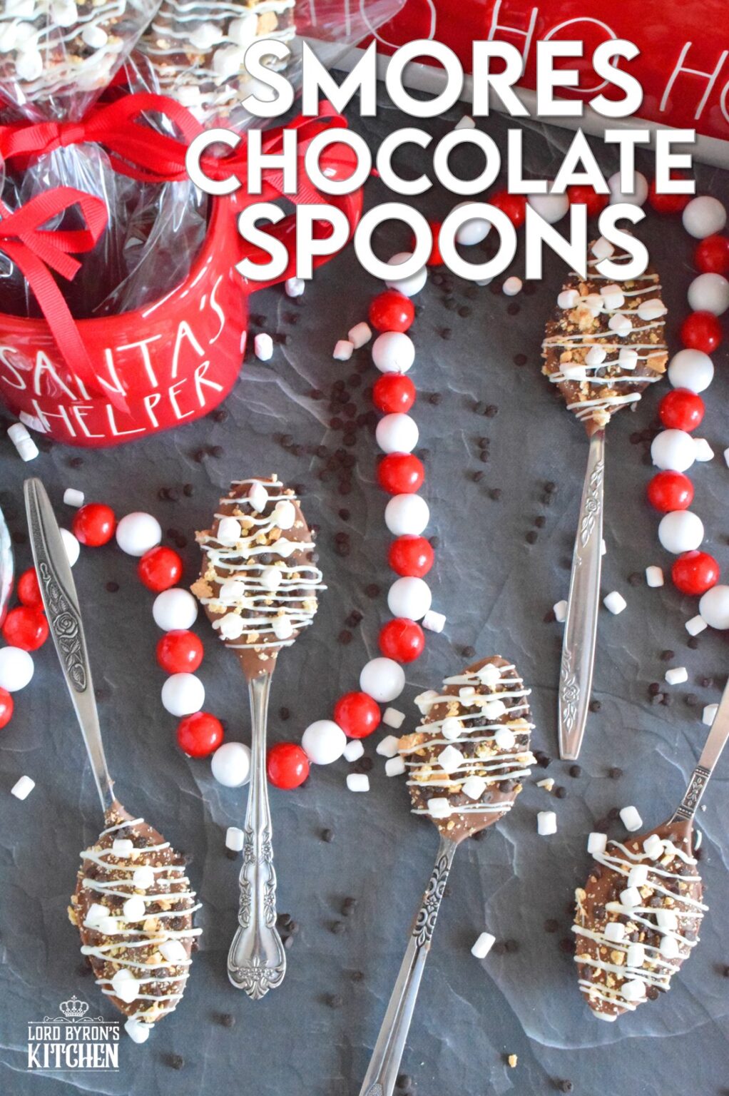S'mores Chocolate Spoons - Lord Byron's Kitchen