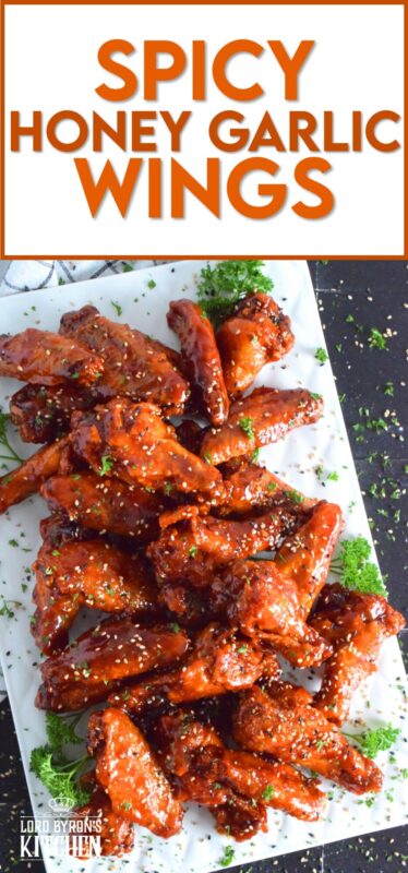 An all-time favourite ingredient combination, which is honey and garlic, is combined with spicy Korean gochujang and salty soy sauce.  The result is a sweet, sticky, and slightly spicy chicken wing recipe that is absolutely phenomenal! If you are a wing lover, you just gotta try these! #wings #honeygarlic #gochujang #korean