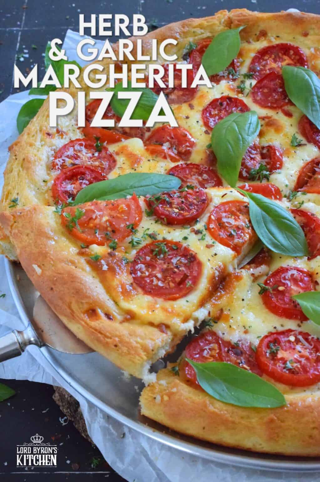 Herb and Garlic Margherita Pizza Lord Byron's Kitchen