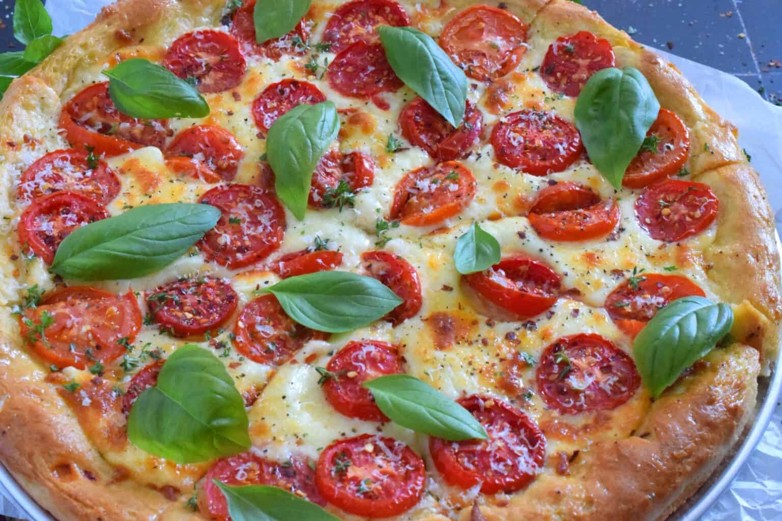 Herb and Garlic Margherita Pizza Lord Byron's Kitchen