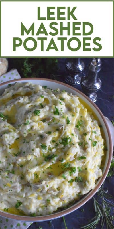Mashed Potatoes are everyone’s favourite comfort food and side dish, which is what makes it the most common side dish in many homes and on many occasions. But, boring mashed potatoes are a thing of the past! Leek Mashed Potatoes are such a refreshing and welcome change! Made with garlic and leeks, these potatoes are a great side for almost any main! #mashedpotatoes #leek #potatoes #sides