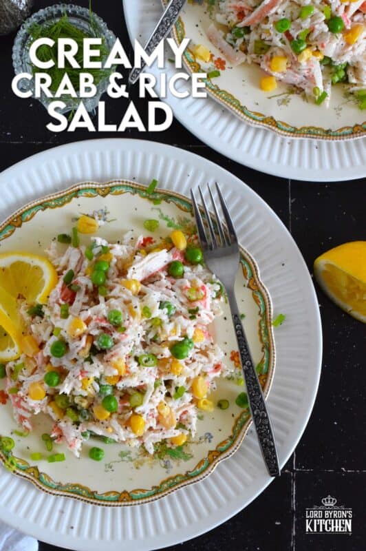 Creamy Crab and Rice Salad Lord Byron's Kitchen