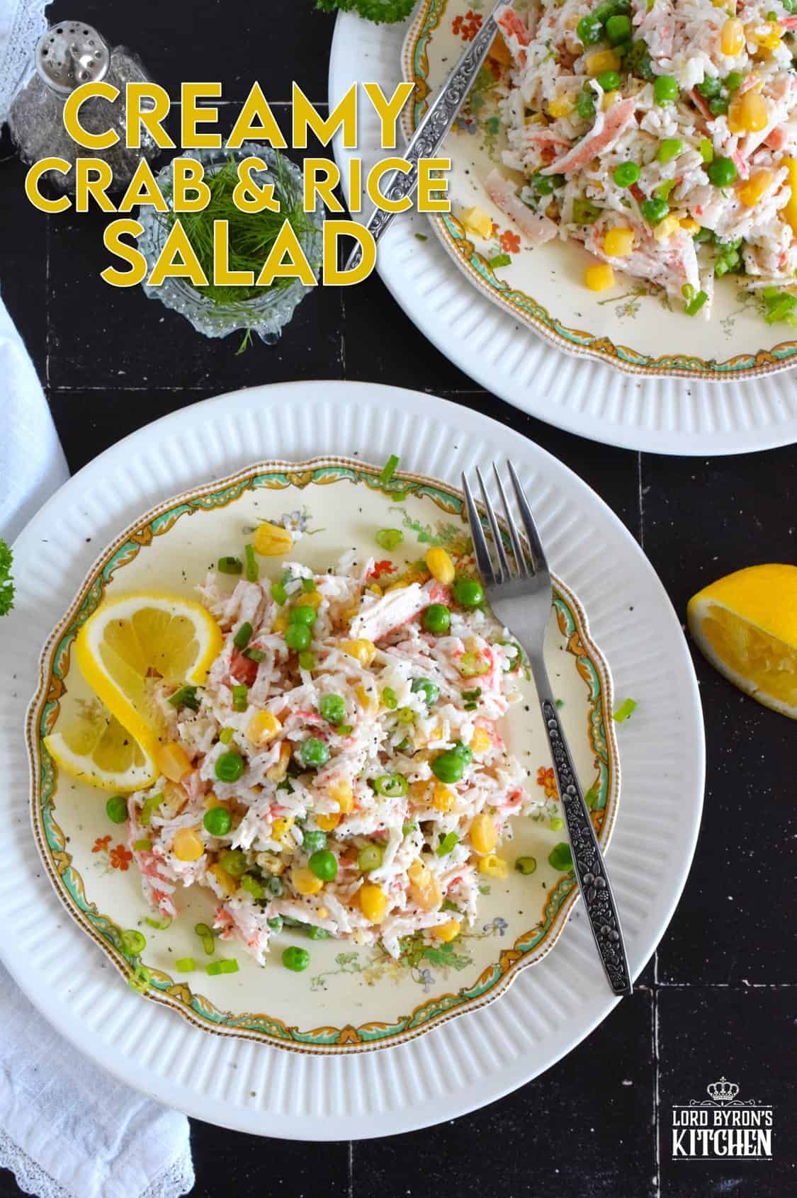 Creamy Crab and Rice Salad Lord Byron's Kitchen