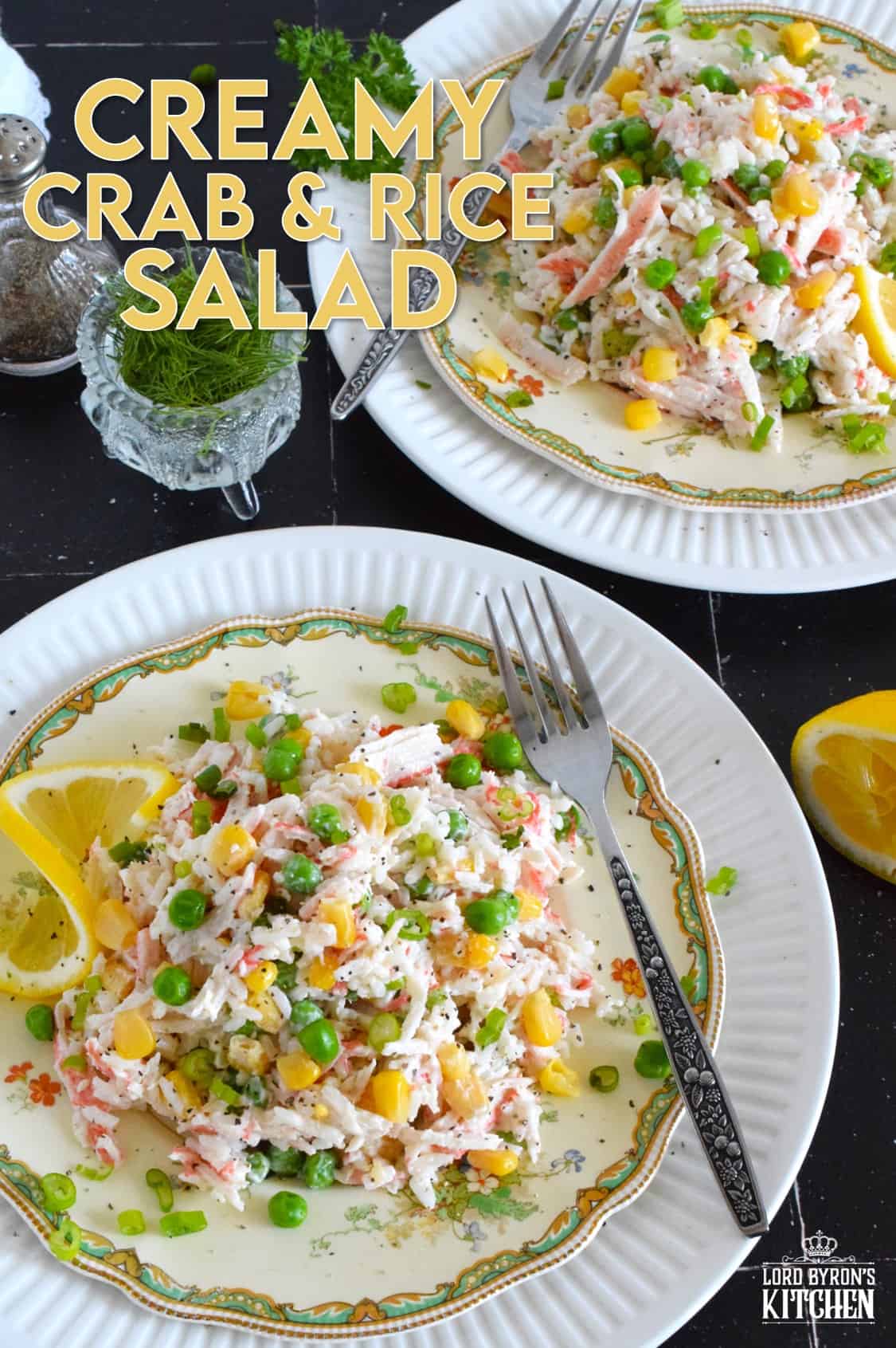 Creamy Crab and Rice Salad Lord Byron's Kitchen