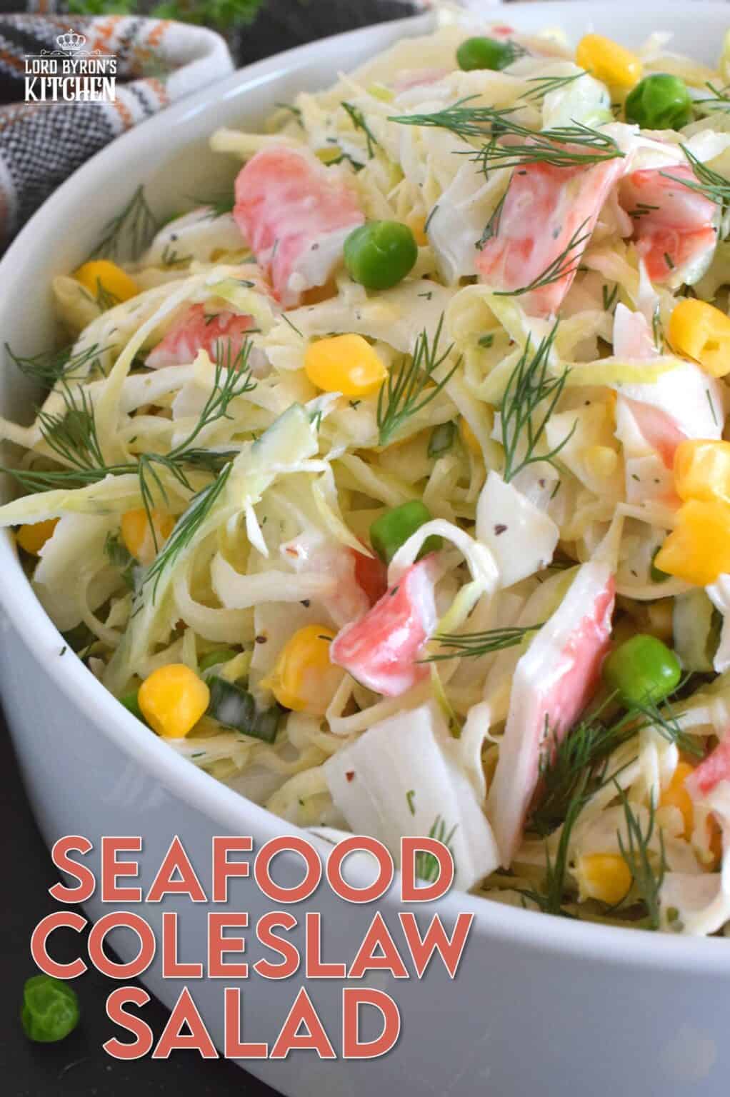 Seafood Coleslaw Salad Lord Byron's Kitchen