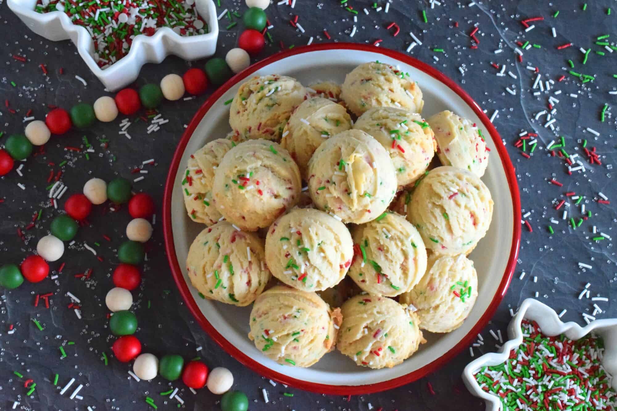 Funfetti Snowball Cookies - Lord Byron's Kitchen