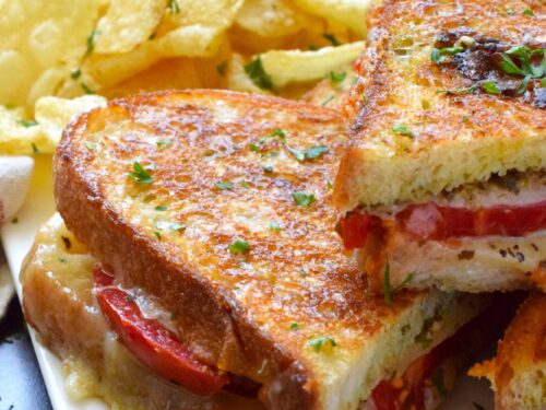 Tomato Grilled Cheese Sandwich
