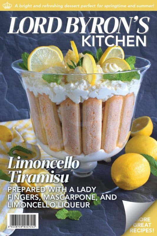 Refreshingly tart with a silky smooth and sweet mascarpone filling, Limoncello Tiramisu has to be one of the most delicious summertime desserts. With layers of light and airy ladyfingers, and a thick, slightly sweet filling, balanced with the puckering taste of fresh lemons, this dessert is completely irresistible! #limoncello #lemon #tiramisu