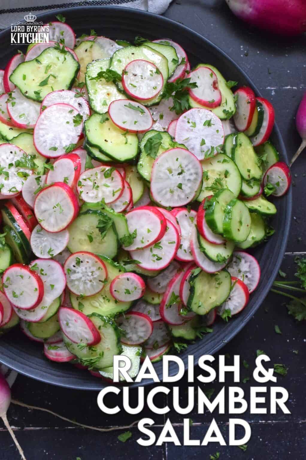 Radish and Cucumber Salad Lord Byron's Kitchen
