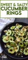 Sweet and Salty Cucumber Rings - Lord Byron's Kitchen