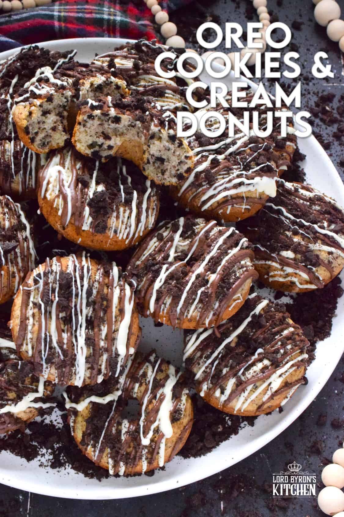 Oreo Cookies and Cream Donuts Lord Byron's Kitchen