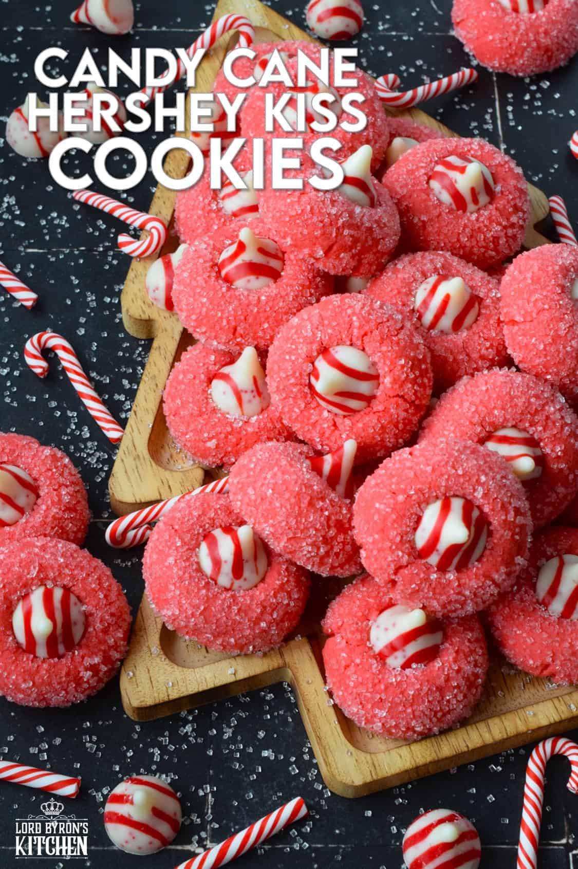 Candy Cane Hershey Kiss Cookies Lord Byron's Kitchen