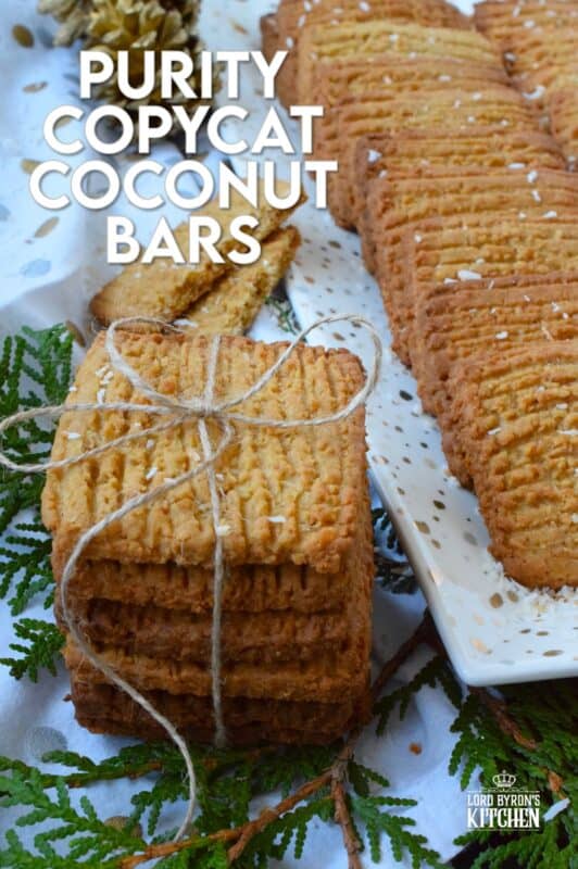 Being born and raised a Newfoundlander, I've had my fair share of Purity brand cookies and treats.  By far, the most delicious, and my personal favourite, are the coconut bars.  This Purity Copycat Coconut Bars recipe is for everyone who moved away from home and cannot easily find Purity products, and also, for those of us who think there should have been more than 10 of those coconut bars packed into the assorted biscuits package! #purity #copycat #coconut #cookies #newfoundland