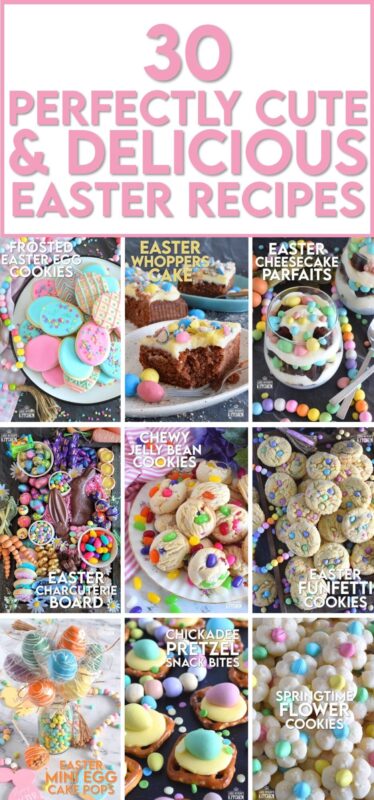 Sugary sweet, silky chocolatey, and delightfully indulgent is to be expected for Easter, and this year, I'm sharing my top 30 Perfectly Cute and Delicious Easter Recipes!  If you're looking for rich and luxurious or simple and homey, this collection has everything you need!  Happy Easter!! #easter #collection #recipes #cadbury #chocolate