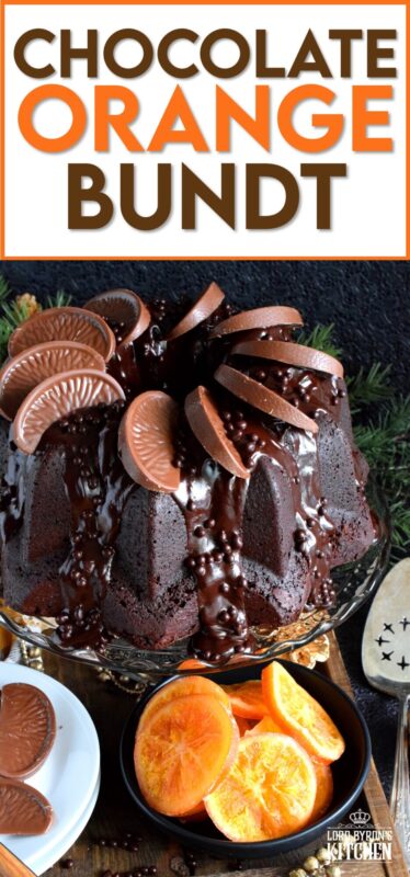 When you combine chocolate and orange, they form the perfect flavour combination; and these flavours are bold and bright in this bundt cake. Chocolate cake should be super moist and this one certainly is! Prepared with buttermilk and brewed coffee, this is most certainly not your average chocolate cake! #orange #chocolate #bundt #terrys