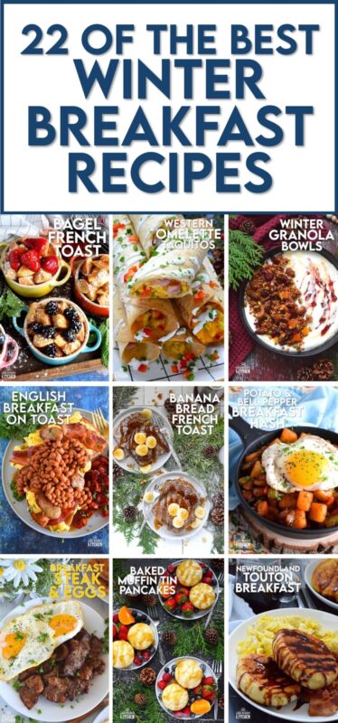 On those cold winter mornings when you just cannot seem to get going, a good breakfast is the cure! Here are 22 of the Best Winter Breakfast Recipes that will fuel your day and keep you feeling full! As an added bonus, they're hearty, cozy, and budget-friendly too!  #breakfast #winter #hearty #family #coldweather