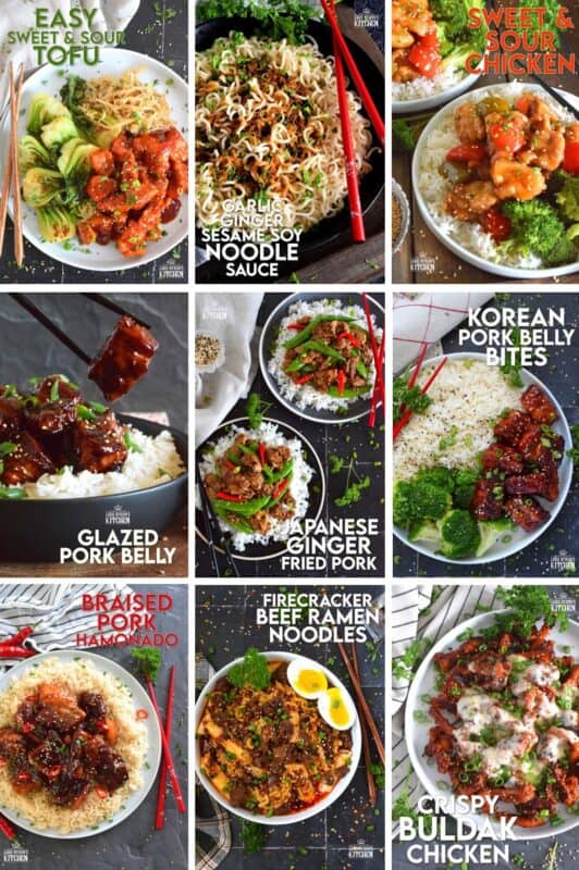 National Chopstick Day is coming up, so here is a list of 33 Homemade Meals You Can Eat With Chopsticks! These recipes are absolutely delicious and if you're much like me, they will put your chopstick skills to the test!  I need lots of practice still, so these recipes should certainly help!  #chopsticks #national #chopstickday #asianrecipes #list #collection