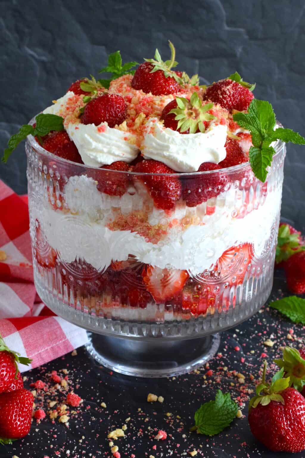 Strawberry Shortcake Trifle - Lord Byron's Kitchen