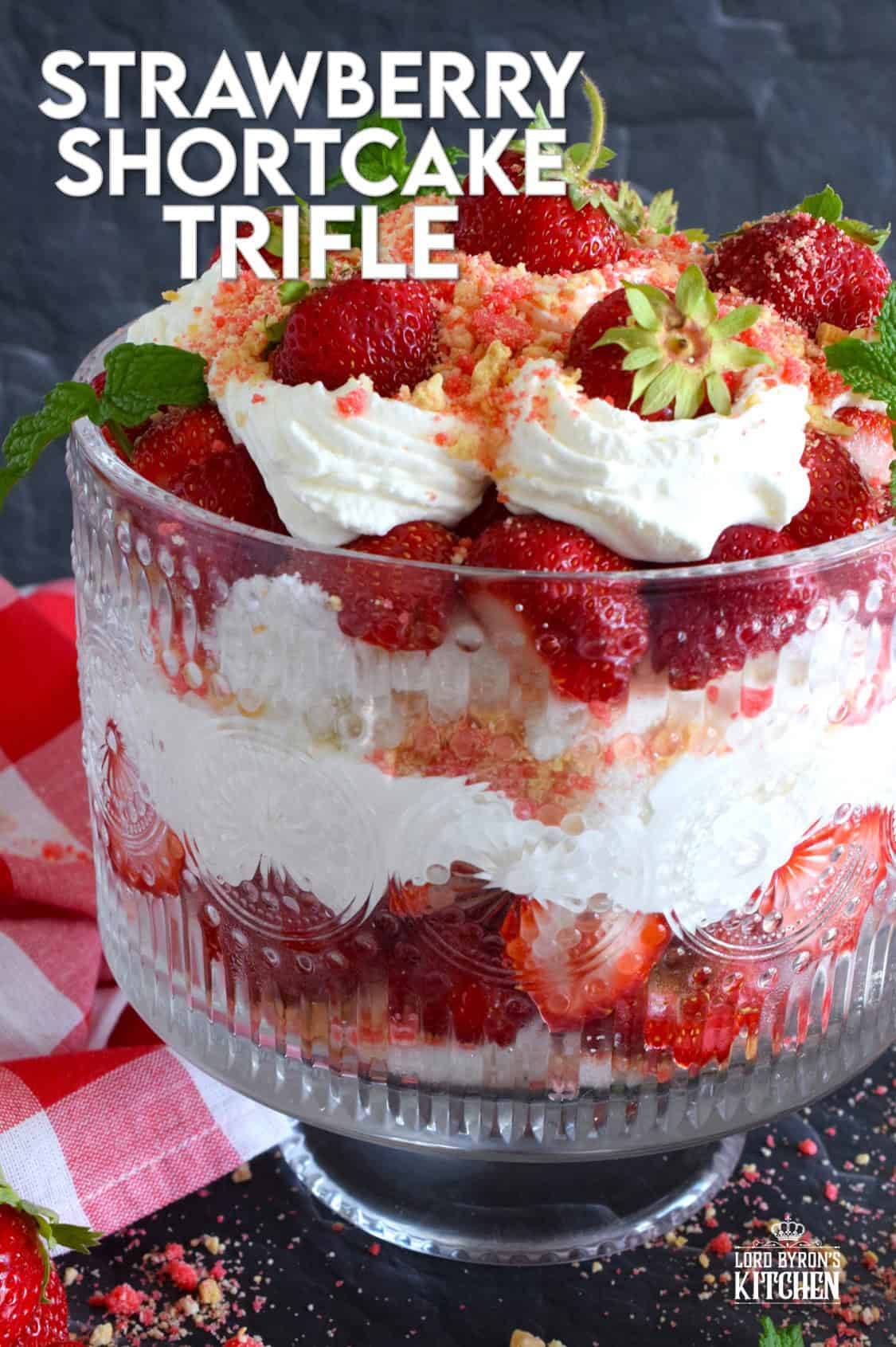 Strawberry Shortcake Trifle - Lord Byron's Kitchen