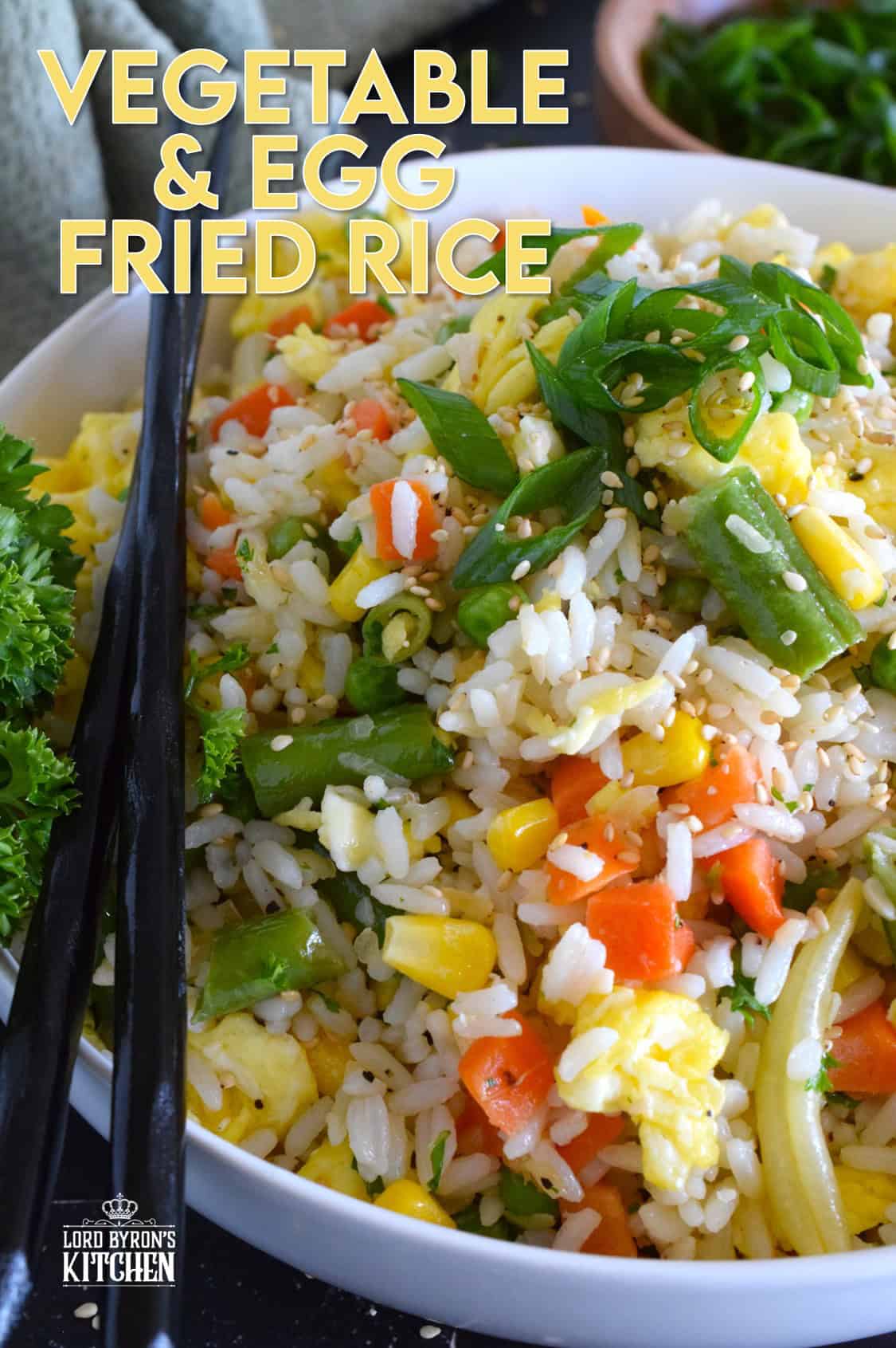Vegetable and Egg Fried Rice - Lord Byron's Kitchen