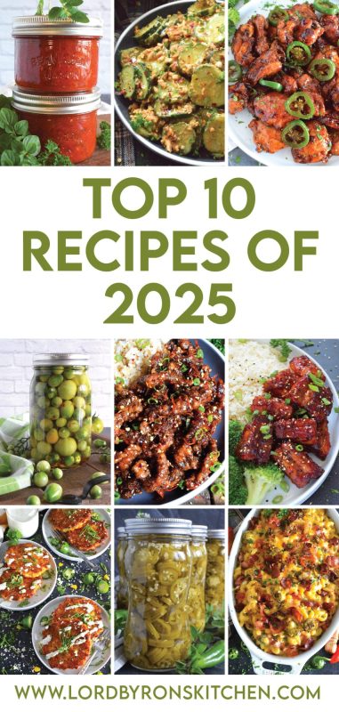 Happy New Year, Dear Reader!!! Welcome to my Top 10 Recipes of 2025 post. Year after year, I look forward to taking a look back at my most popular recipes. Some of them fall in the top ten for more than one year, and this year’s recipes are no different! #top10 #top #bestofthebest #bestrecipes #bestof2025