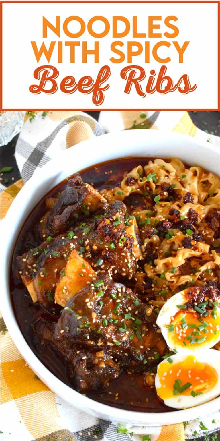 Noodles with Spicy Beef Ribs - Lord Byron's Kitchen