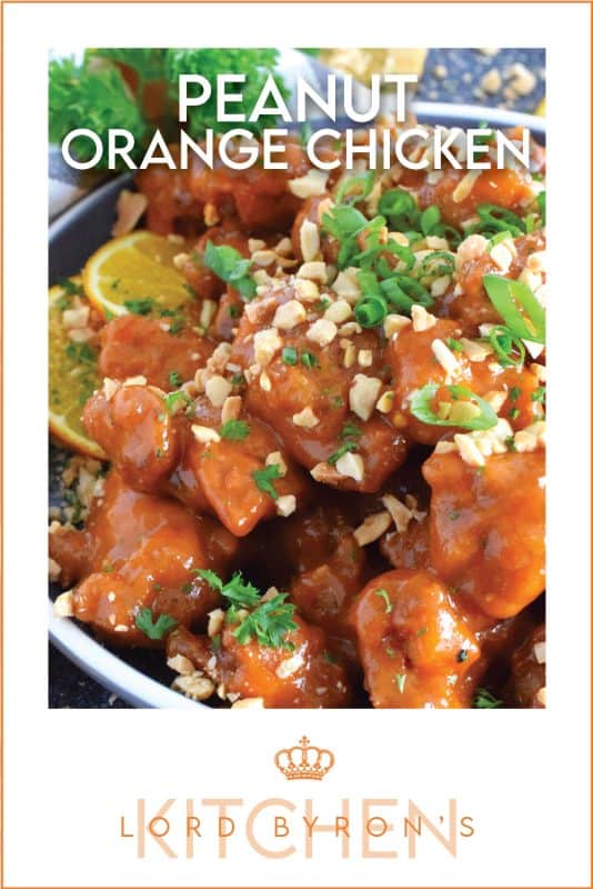 A quick and easy main perfect for a weeknight dinner at in busy household, this sweet and savoury Peanut Orange Chicken is ready to plate and serve in 45 minutes!  The bold flavours in this chicken should shine, so serve it with plain cooked rice and steamed broccoli! #peanut #orange #chicken #orangechicken #deepfried #friedchicken