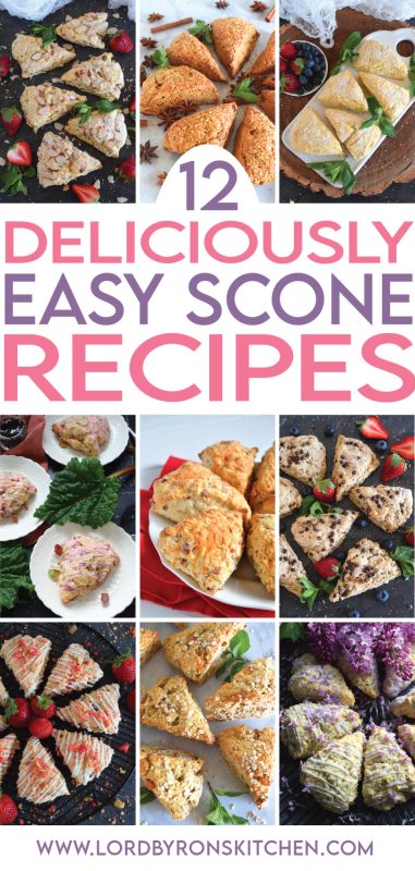 In the world of baked good, scones are completely underrated! As the weather warms, nothing makes me happier than sitting on our back deck with a freshly baked scone with a hot tea.  12 Deliciously Easy Scone Recipes is a collection with at least one flavour combination to suit every taste or preference! #scones #brunch #breakfast #baking #collection #roundup #list