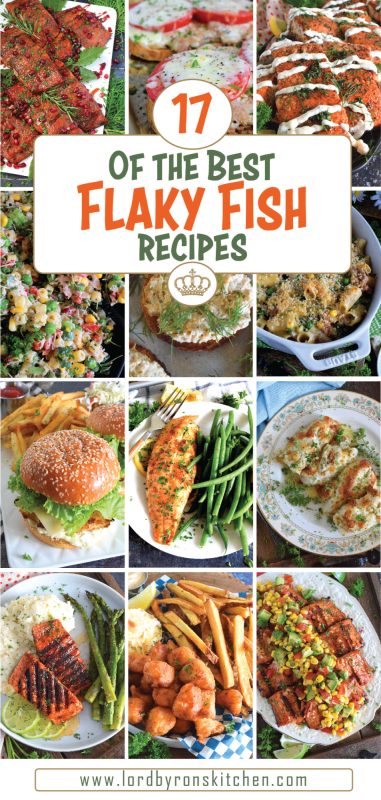In our home, we prefer flaky fish over seafood that comes in a shell and in this collection you will find some of our absolute favourites! If you prefer cod, salmon, tilapia, etc., over shrimp, crab, and mussels, this list of 17 of the Best Flaky Fish Recipes is for you! #seafood #fish #salmon #tilapia #tuna #cod