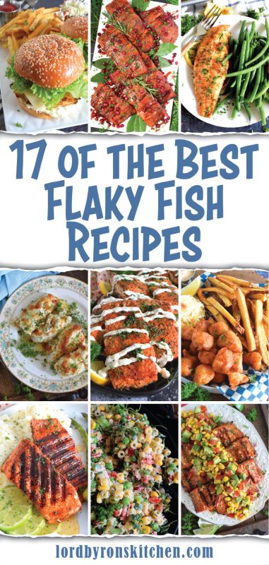 In our home, we prefer flaky fish over seafood that comes in a shell and in this collection you will find some of our absolute favourites! If you prefer cod, salmon, tilapia, etc., over shrimp, crab, and mussels, this list of 17 of the Best Flaky Fish Recipes is for you! #seafood #fish #salmon #tilapia #tuna #cod