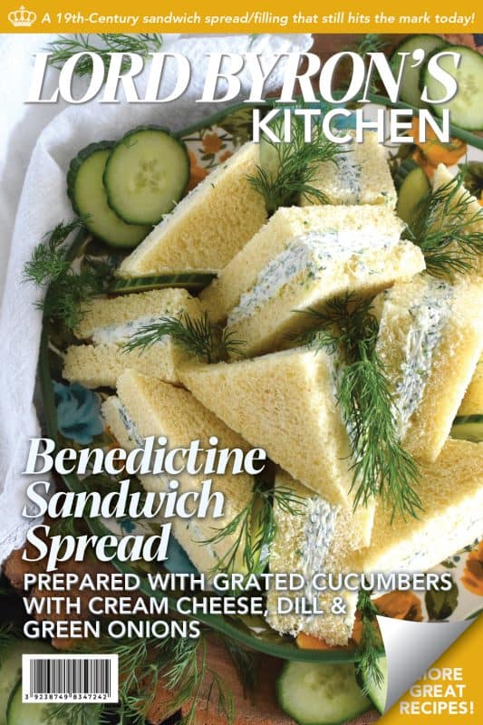 Invented near the end of the 19th century, Benedictine Sandwich Spread is made with finely grated cucumbers, cream cheese, mayonnaise, and fresh dill. It's delicious when spread liberally on tea sandwiches, but can also be used as a dip.  #benedictine #sandwich #spread #creamcheese #dill #cucumber #kentuckyderby