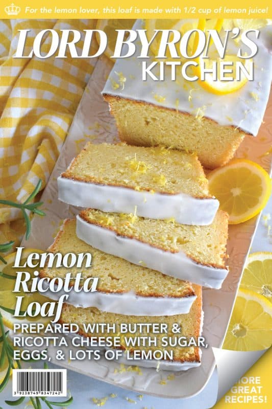 This light and fluffy Lemon Ricotta Loaf is loaded with lemony flavour which makes it perfect for springtime! The addition of the sweet glaze helps to balance the tartness of the lemon.  Prepared with a whole cup of ricotta, you just know this loaf is deliciously soft and moist! #lemon #cake #loaf #ricotta #glazed
