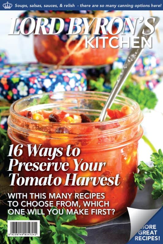 If you're a homesteader who enjoys growing a bountiful harvest of tomatoes every summer in your backyard garden, you may find yourself with more tomatoes than you know what to do with!  This happens to me every summer!  Here are 16 Ways to Preserve Your Tomato Harvest that will have you eating fresh-tasting tomatoes throughout the winter. #preserved #tomatoes #fresh #canning #waterbath