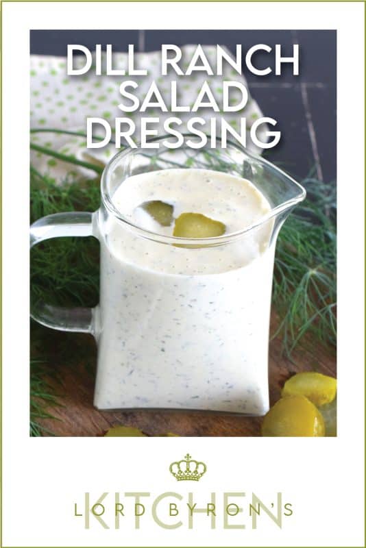If you love a thick and flavourful salad dressing or dip with a strong dill influence, this Dill Ranch Salad Dressing is just the thing you need! Not only is this dressing easy to make, it’s delicious, and makes good use of ingredients you already have in your fridge and in your spice rack and too! #salad #dressing #sauce #dill #ranch