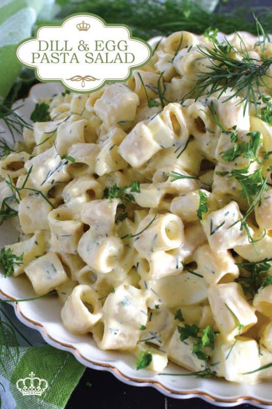 The simplicity of a Dill and Egg Pasta Salad is what makes it so delicious and appealing to the masses. You can buy ready-made pasta salads from any grocer, but why would you when you can make them so much better at home? Plus, you get to control the amount of preservatives too! #dill #dillpickle #pasta #pastasalad